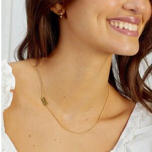 Gorjana Wilder Alphabet Necklace - M